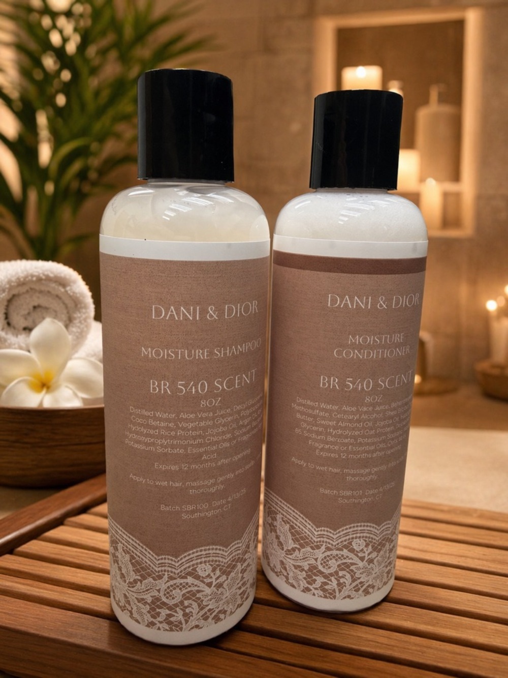 BR 540 Moisture Shampoo & Conditioner Set BR540 8oz